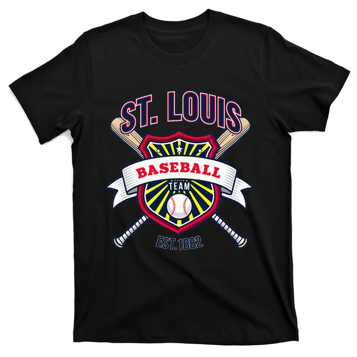 Retro Look Cardinal Party Tailgate Sport Fan Gift T-Shirt