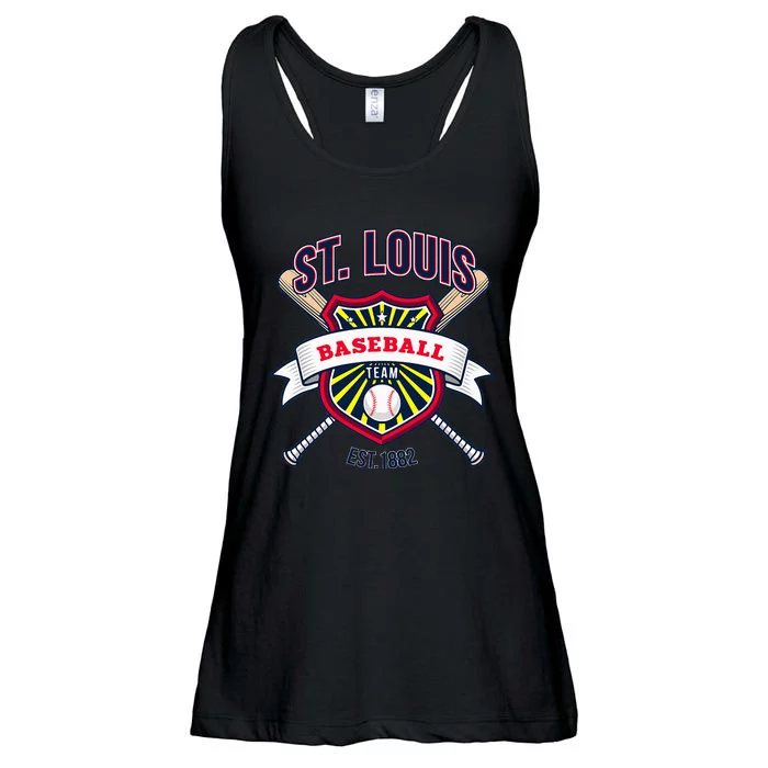 Retro Look Cardinal Party Tailgate Sport Fan Gift Ladies Essential Flowy Tank