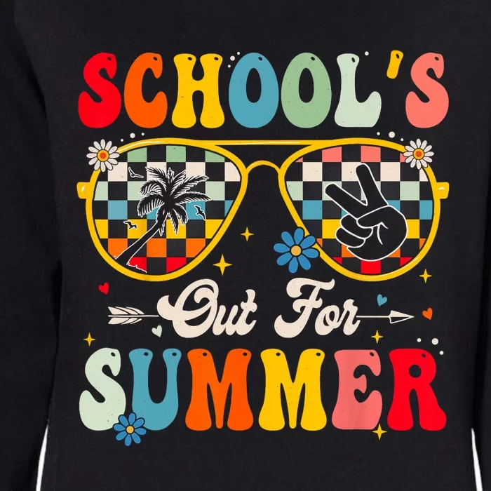 Retro Last Day Of Schools Out For Summer Teacher Boy Girl Womens California Wash Sweatshirt