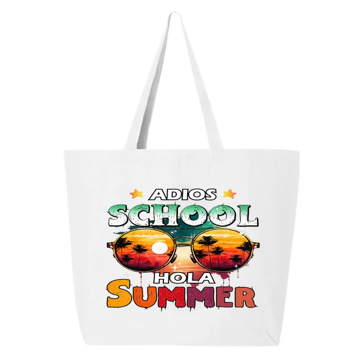 Retro Last Day Of School Out For Summer Teacher Adios 25L Jumbo Tote