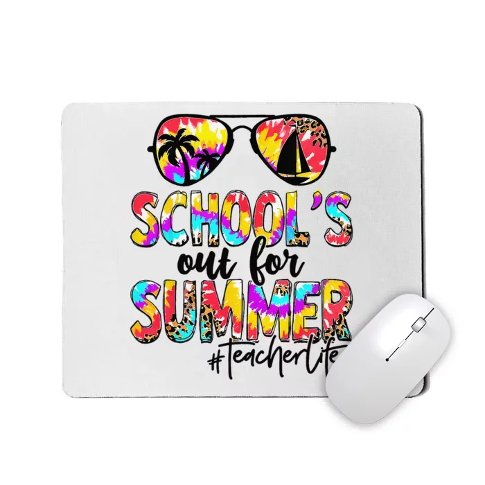 Retro Last Day Of School Schools Out For Summer Teacher Life Mousepad