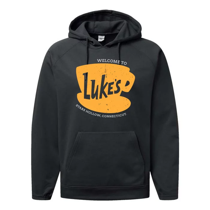 Retro LukeS Diner Performance Fleece Hoodie