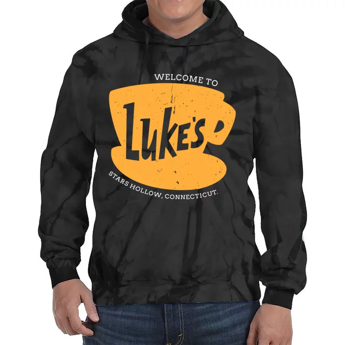 Retro LukeS Diner Tie Dye Hoodie