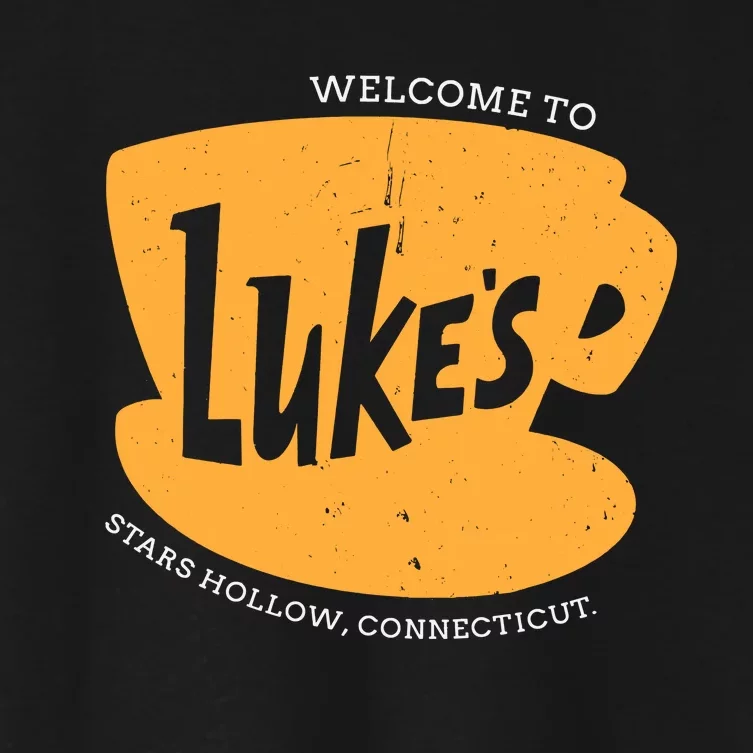 Retro LukeS Diner Women's Crop Top Tee