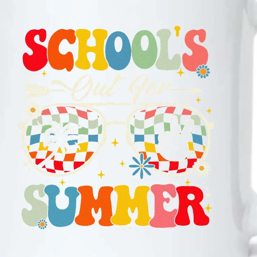 Retro Last Day Of SchoolS Out For Summer Teacher Black Color Changing Mug