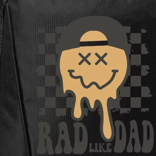 Rad Like Dad Cute Fathers Day Gift City Backpack