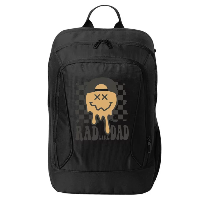 Rad Like Dad Cute Fathers Day Gift City Backpack