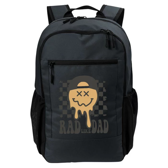 Rad Like Dad Cute Fathers Day Gift Daily Commute Backpack