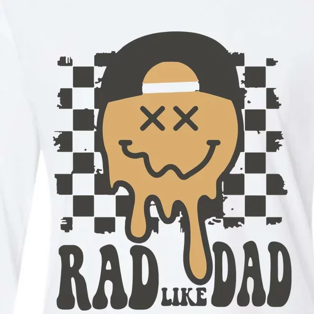 Rad Like Dad Cute Fathers Day Gift Womens Cotton Relaxed Long Sleeve T-Shirt