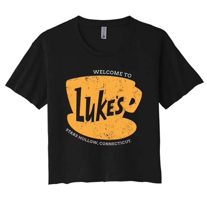 Retro Lukes Diner Women's Crop Top Tee