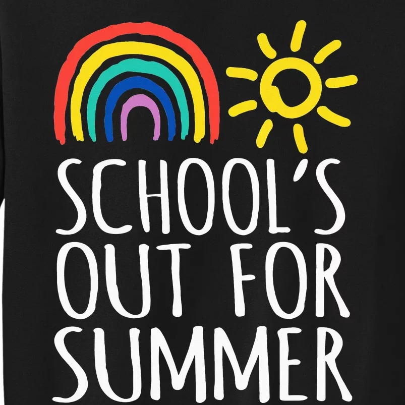 Retro Last Day Of School Schools Out For Summer Teacher Sweatshirt