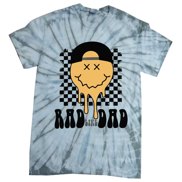 Rad Like Dad Funny Cute Baby Tie-Dye T-Shirt