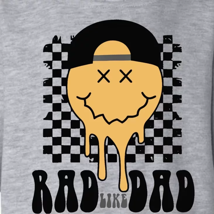 Rad Like Dad Funny Cute Baby Toddler Hoodie