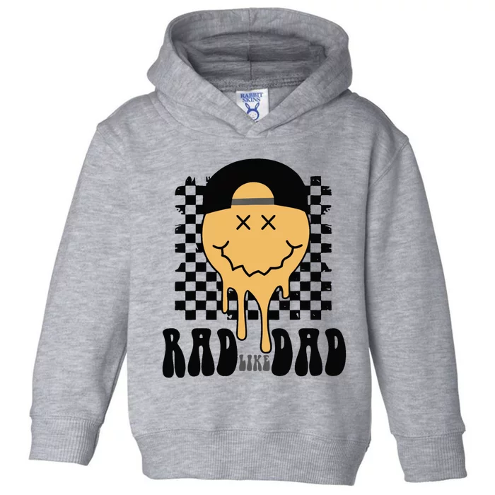 Rad Like Dad Funny Cute Baby Toddler Hoodie