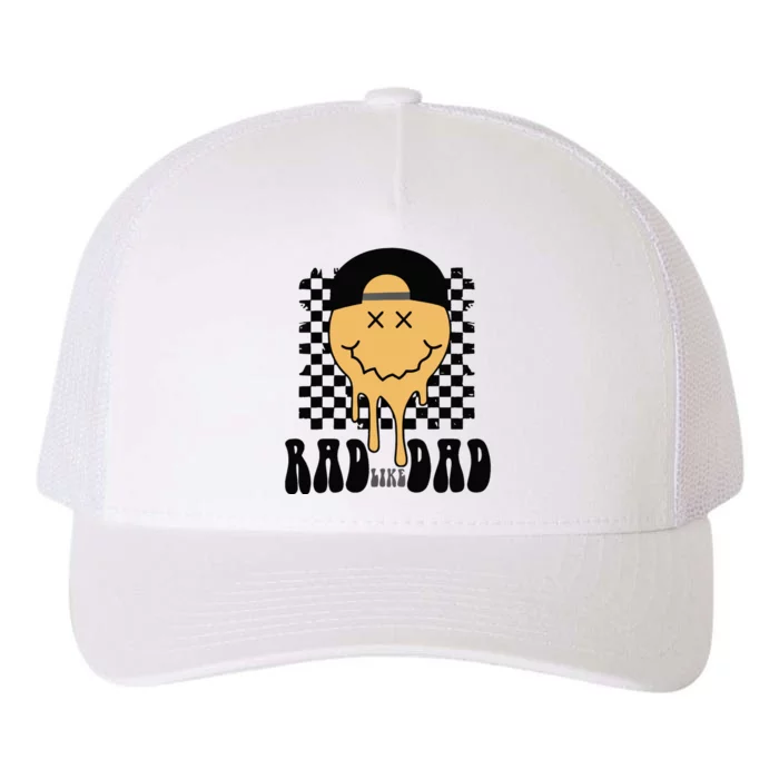 Rad Like Dad Funny Cute Baby Yupoong Adult 5-Panel Trucker Hat