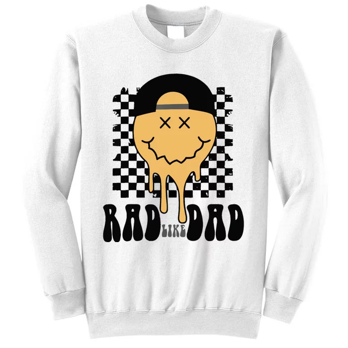 Rad Like Dad Funny Cute Baby Sweatshirt