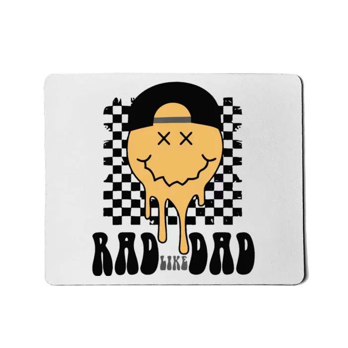 Rad Like Dad Funny Cute Baby Mousepad