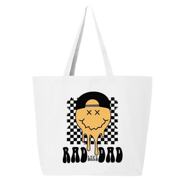 Rad Like Dad Funny Cute Baby 25L Jumbo Tote