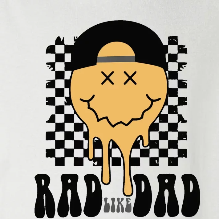 Rad Like Dad Funny Cute Baby Toddler Long Sleeve Shirt