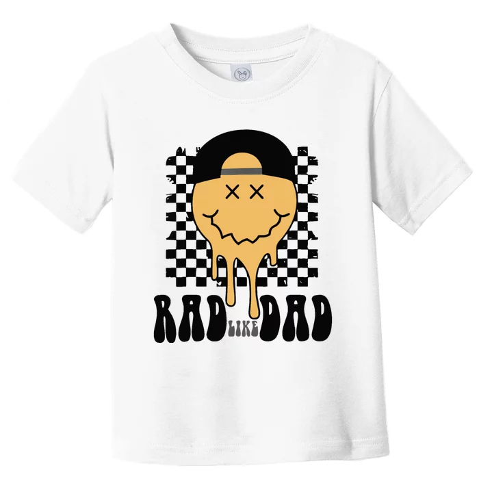 Rad Like Dad Funny Cute Baby Toddler T-Shirt