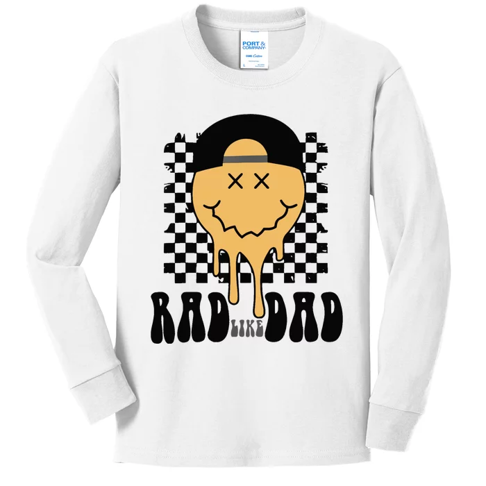 Rad Like Dad Funny Cute Baby Kids Long Sleeve Shirt