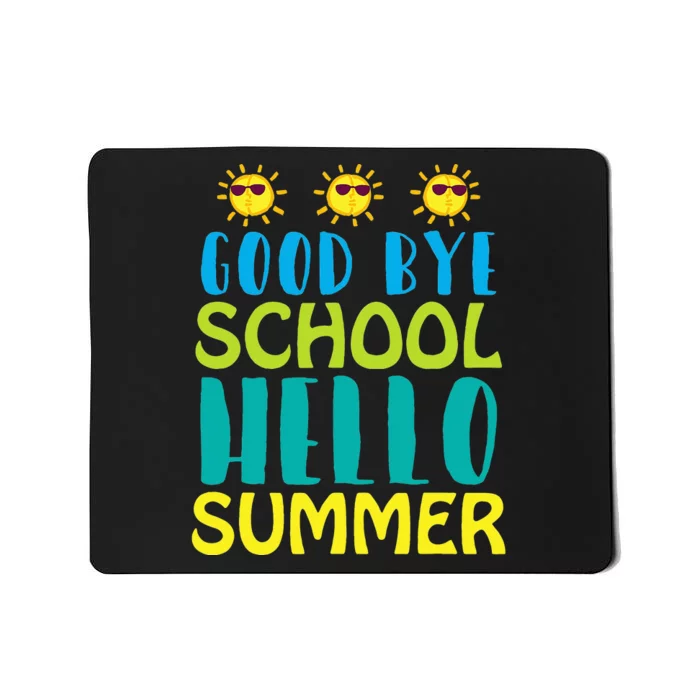 Retro Last Day of School Schools Out for Summer Teacher Mousepad