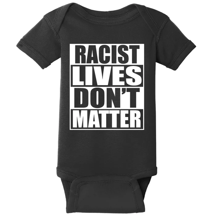 Racist Lives Don't Matter Baby Bodysuit