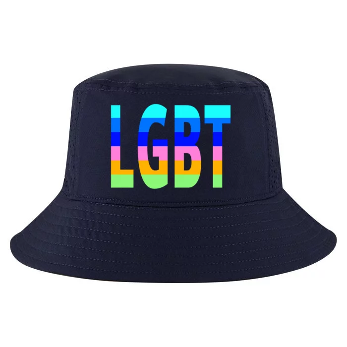 Rainbow Lgbt Equality Gift Cool Comfort Performance Bucket Hat