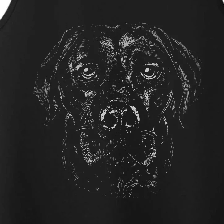 Rainbow Labrador For Dog Lovers And Dog Lovers Performance Tank