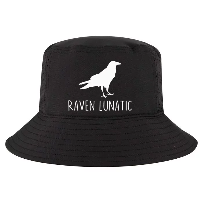 Raven Lunatic Funny Goth Bird Lover Halloween Party Gift Cool Comfort Performance Bucket Hat