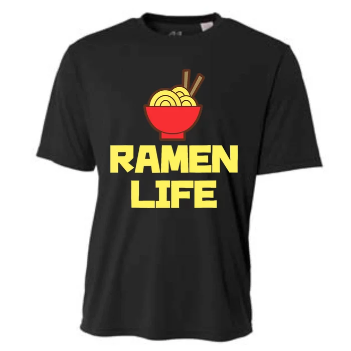 Ra Life Featuring Tasty Japanese Noodle Bowl Cooling Performance Crew T-Shirt