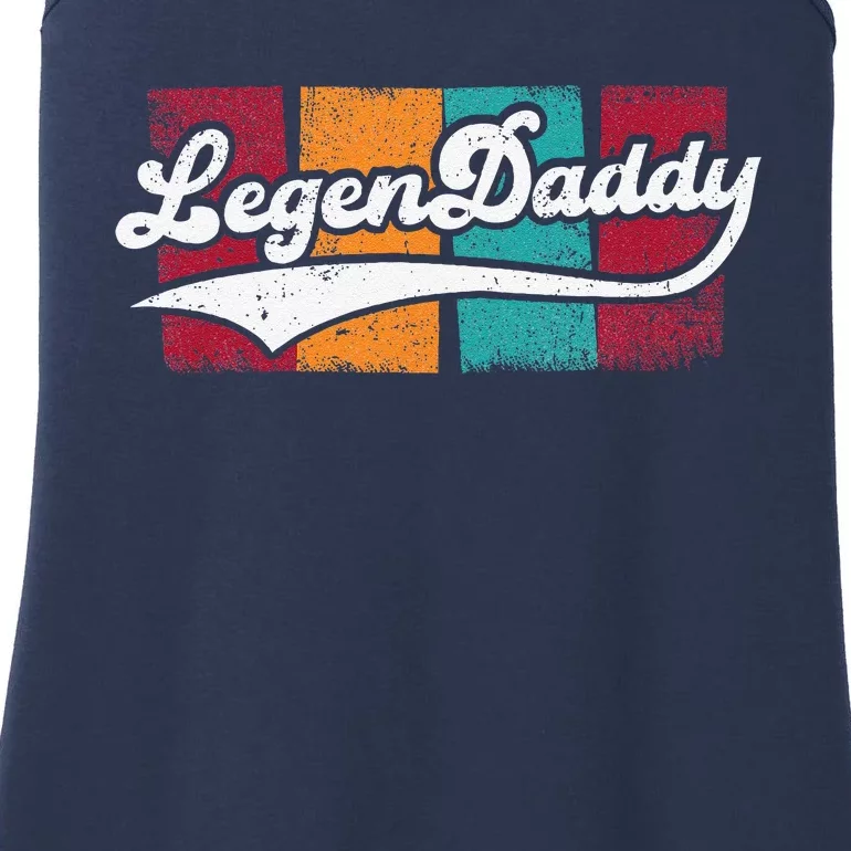 Retro LegenDaddy For Legendary Father Ladies Essential Tank