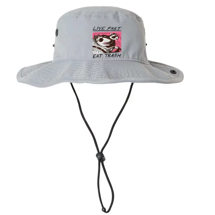 Raccoon Live Fast Eat Trash Funny Animal Legacy Cool Fit Booney Bucket Hat