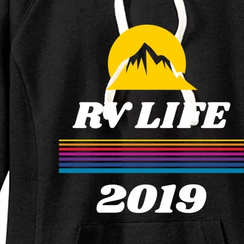 Rv Life Gift Motor Home Travel Trailer Camper Life Funny Gift Women's Fleece Hoodie