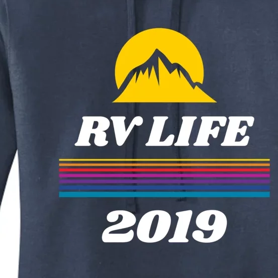 Rv Life Gift Motor Home Travel Trailer Camper Life Funny Gift Women's Pullover Hoodie