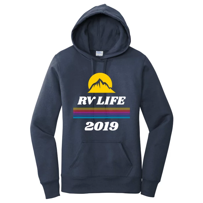 Rv Life Gift Motor Home Travel Trailer Camper Life Funny Gift Women's Pullover Hoodie