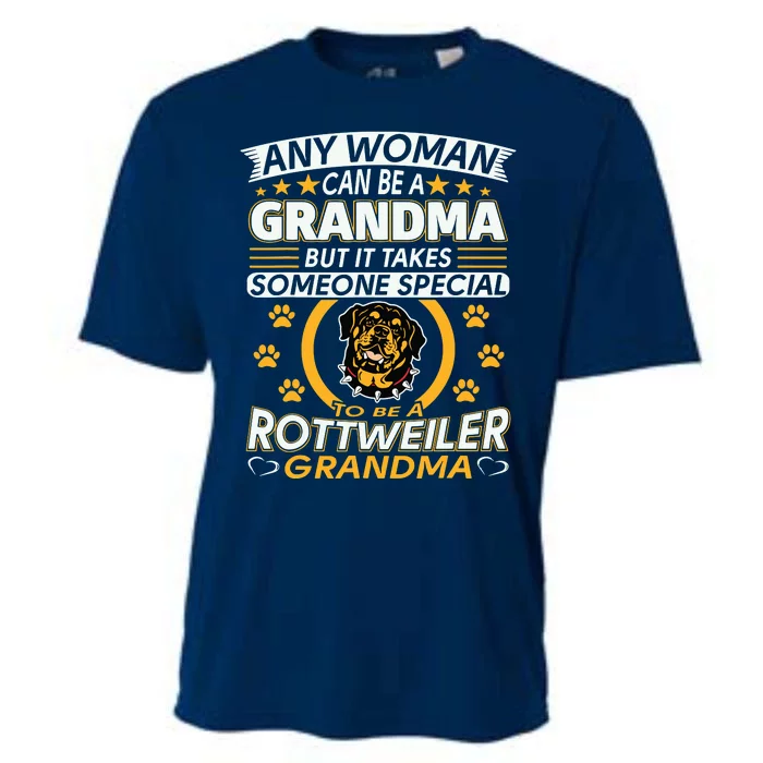 Rottweiler Lover Grandma Best Gifts Idea Rottweiler Grandma Cooling Performance Crew T-Shirt