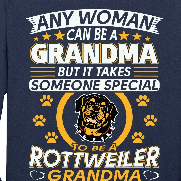 Rottweiler Lover Grandma Best Gifts Idea Rottweiler Grandma Long Sleeve Shirt