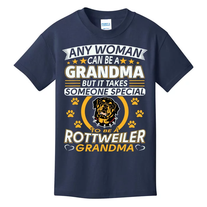 Rottweiler Lover Grandma Best Gifts Idea Rottweiler Grandma Kids T-Shirt