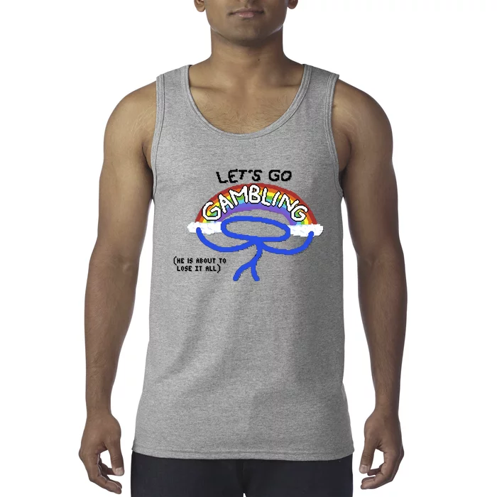 Raxdflipnote LetS Go Gambling Limited Tank Top