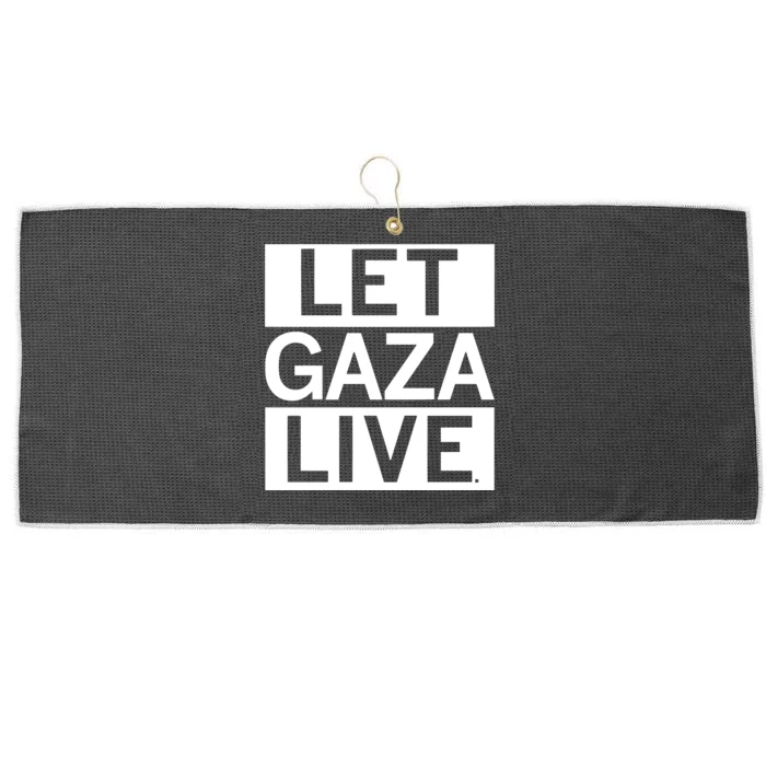 Raygun Let Gaza Live Large Microfiber Waffle Golf Towel