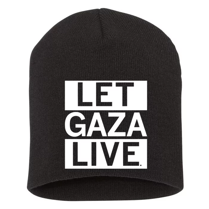 Raygun Let Gaza Live Short Acrylic Beanie