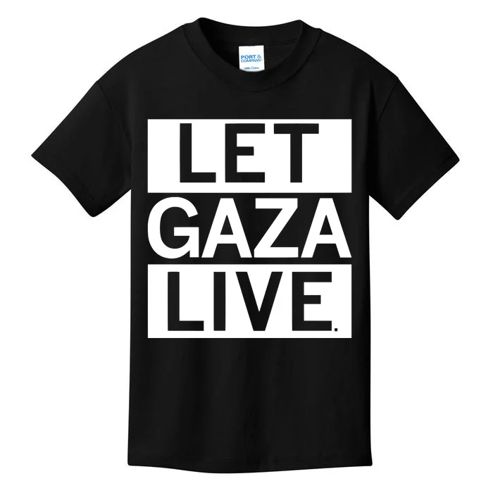 Raygun Let Gaza Live Kids T-Shirt