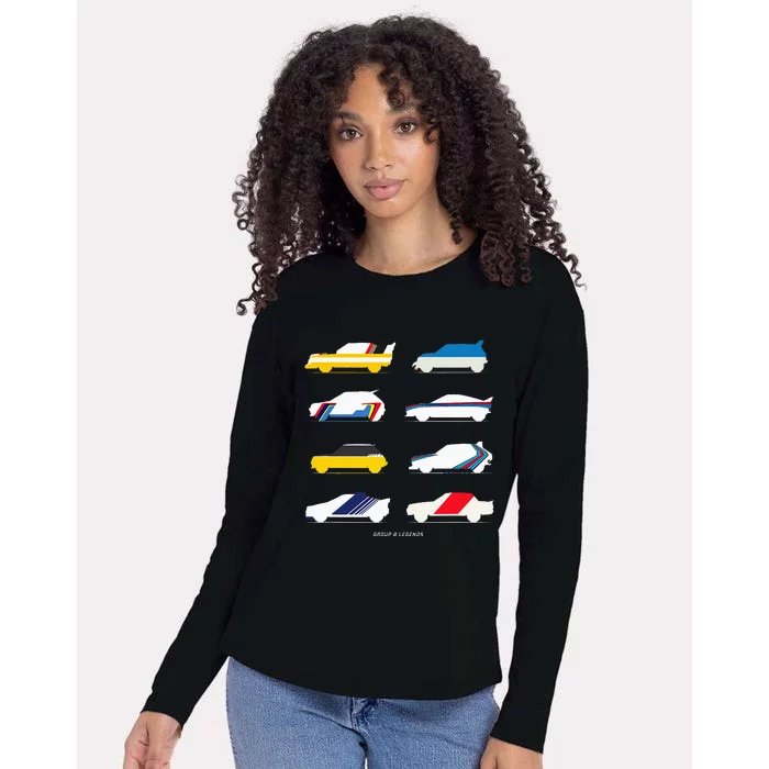 Rally Legends Group B Classic Rally Car Design Womens Cotton Relaxed Long Sleeve T-Shirt