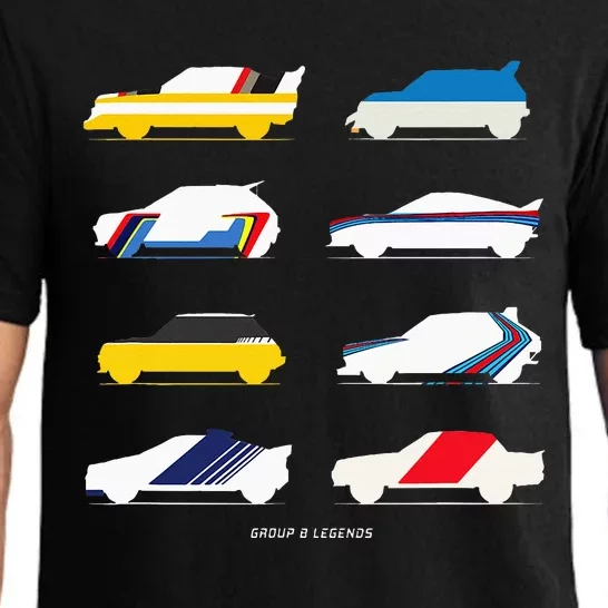 Rally Legends Group B Classic Rally Car Design Pajama Set