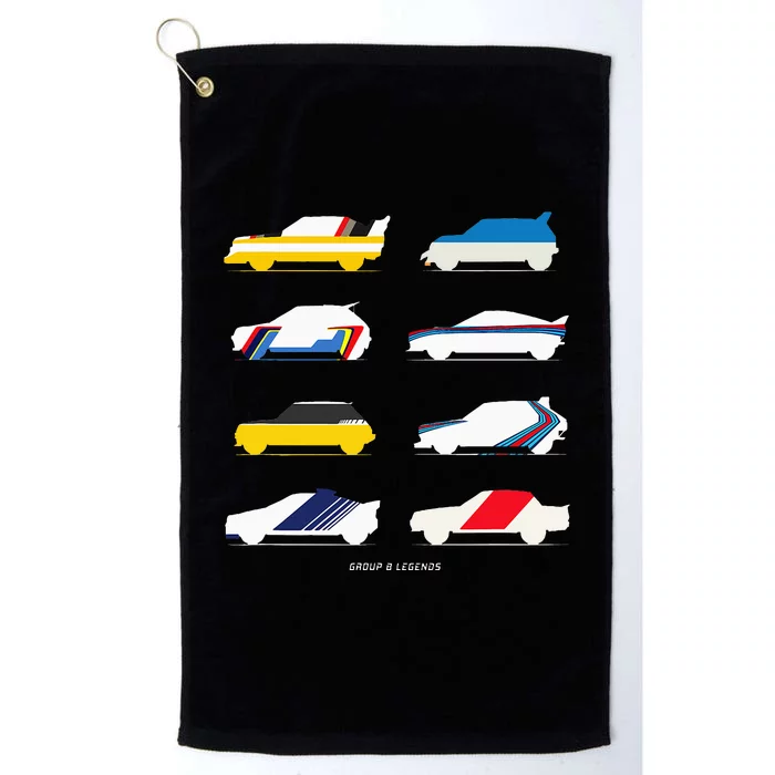 Rally Legends Group B Classic Rally Car Design Platinum Collection Golf Towel