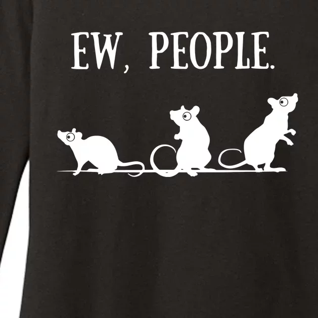 Rat Lovers Gift Introverted Rat Gift For Introverts Womens CVC Long Sleeve Shirt