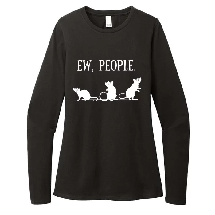 Rat Lovers Gift Introverted Rat Gift For Introverts Womens CVC Long Sleeve Shirt