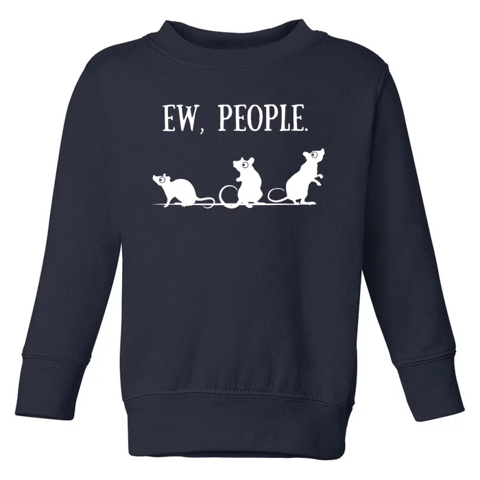 Rat Lovers Gift Introverted Rat Gift For Introverts Toddler Sweatshirt