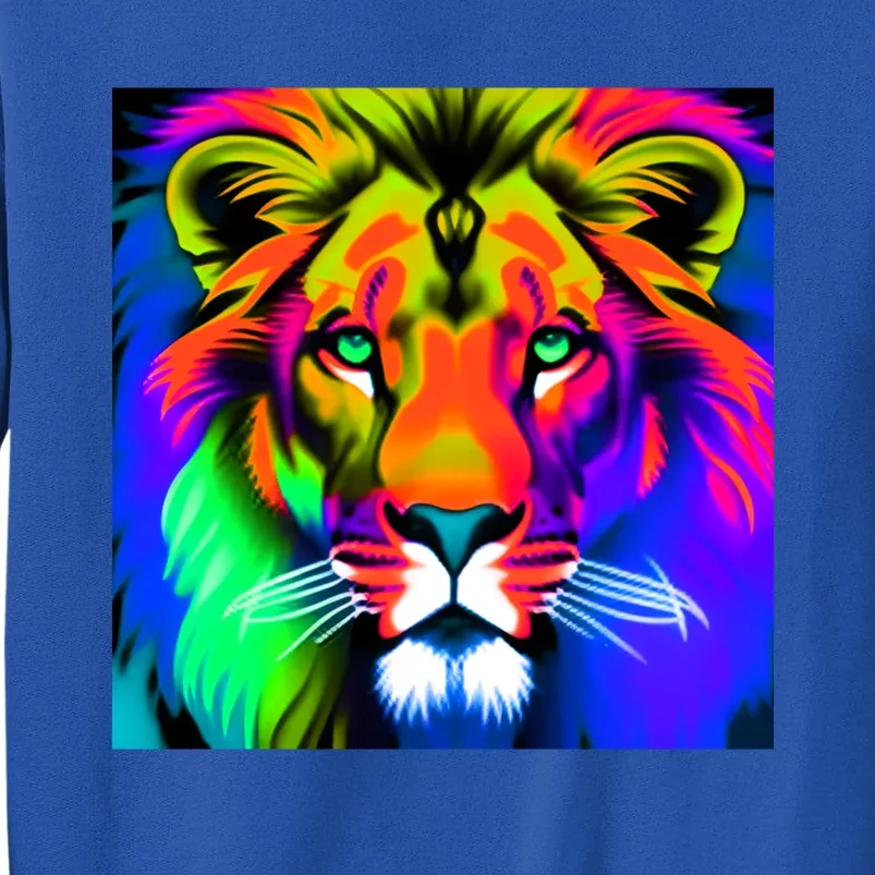 Rainbow Lion Graffitistyle Gift Sweatshirt